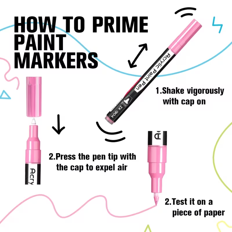 Flysea Acrylic Paint Pens, 22  - Copic Marker Classic recension och pris