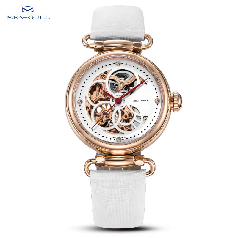Seagull Openwork Dial Mechanic - Paper Weight Crystal recension och pris